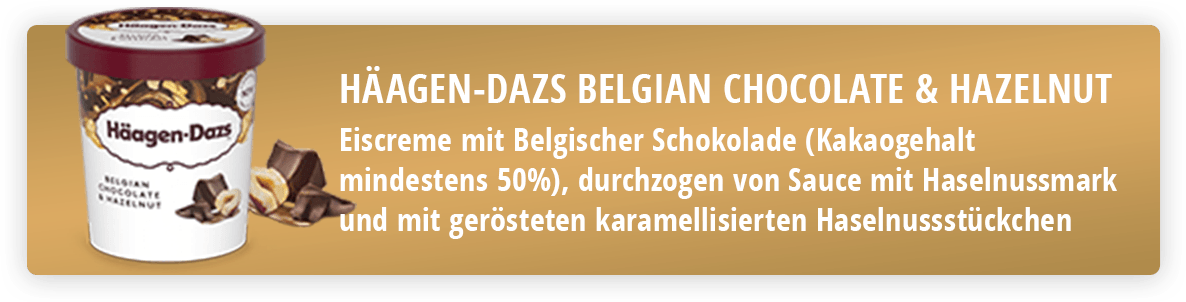 Häagen-Dazs Belgian Chocolate & Hazelnut jetzt probieren